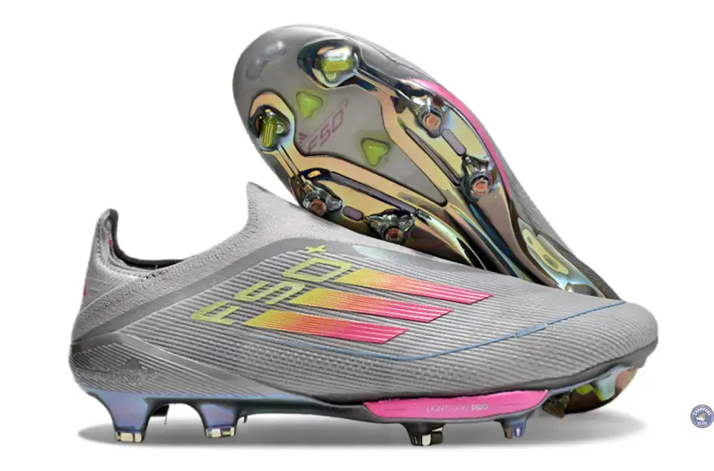 Image of F50 + Laceless FG Concept Gris/Rose/Jaune