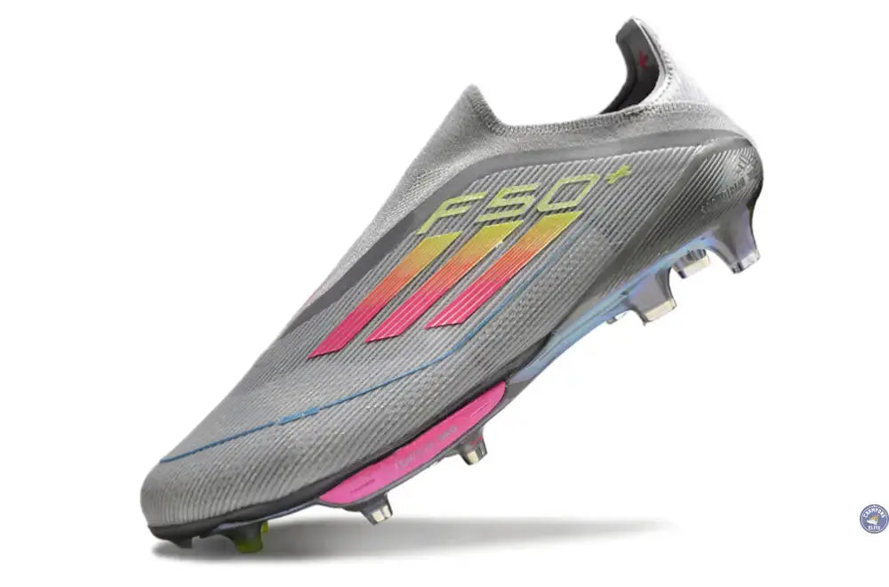 F50 + Laceless FG Concept Gris/Rose/Jaune