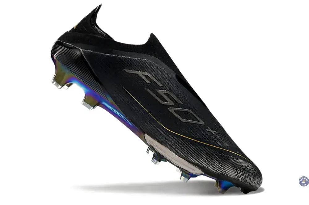 Image of F50 + Laceless FG Dark Spark - Noir/Argenté/Doré