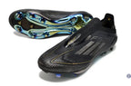 F50 + Laceless FG Dark Spark - Noir/Argenté/Doré