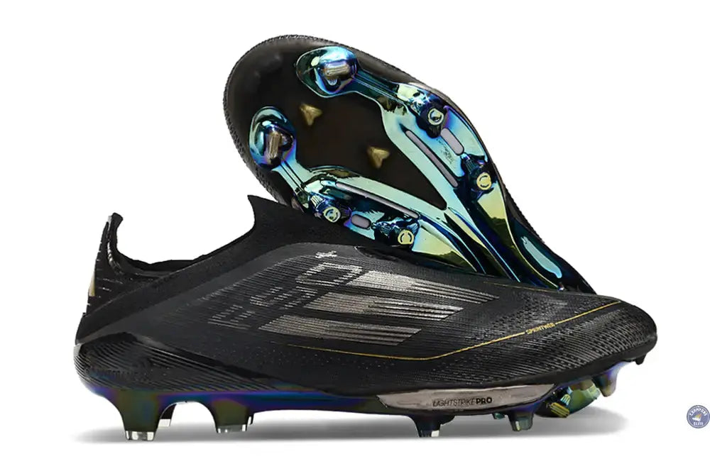 Image of F50 + Laceless FG Dark Spark - Noir/Argenté/Doré