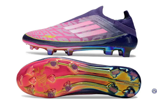 F50 Laceless Lamine Yamal 2 - Violet/Rose/Jaune Fluo