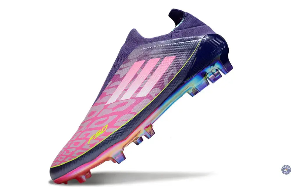 Image of F50 Laceless Lamine Yamal 2 - Violet/Rose/Jaune Fluo