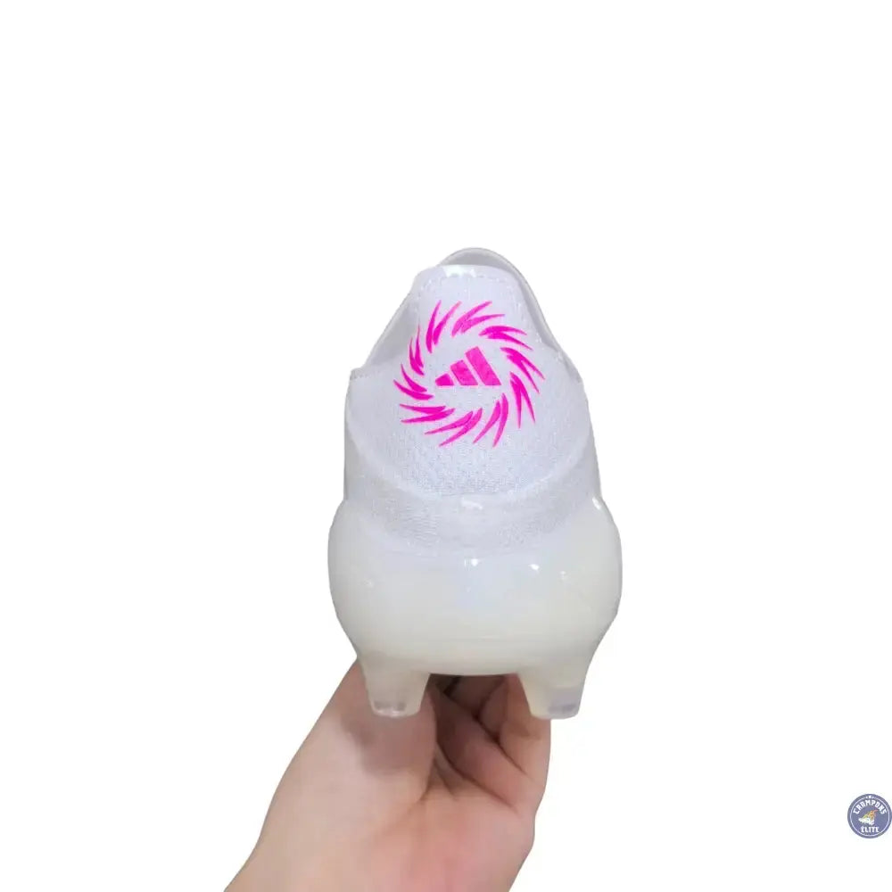 Image of F50 Laceless SPARKFUSION ELITE FG/AG TRINITY - BLANC/ROSE