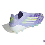 F50 Laceless Sparkfusion Elite Low Cut Laceless FG Radiant Blaze - Violet Tone/Vert/Violet