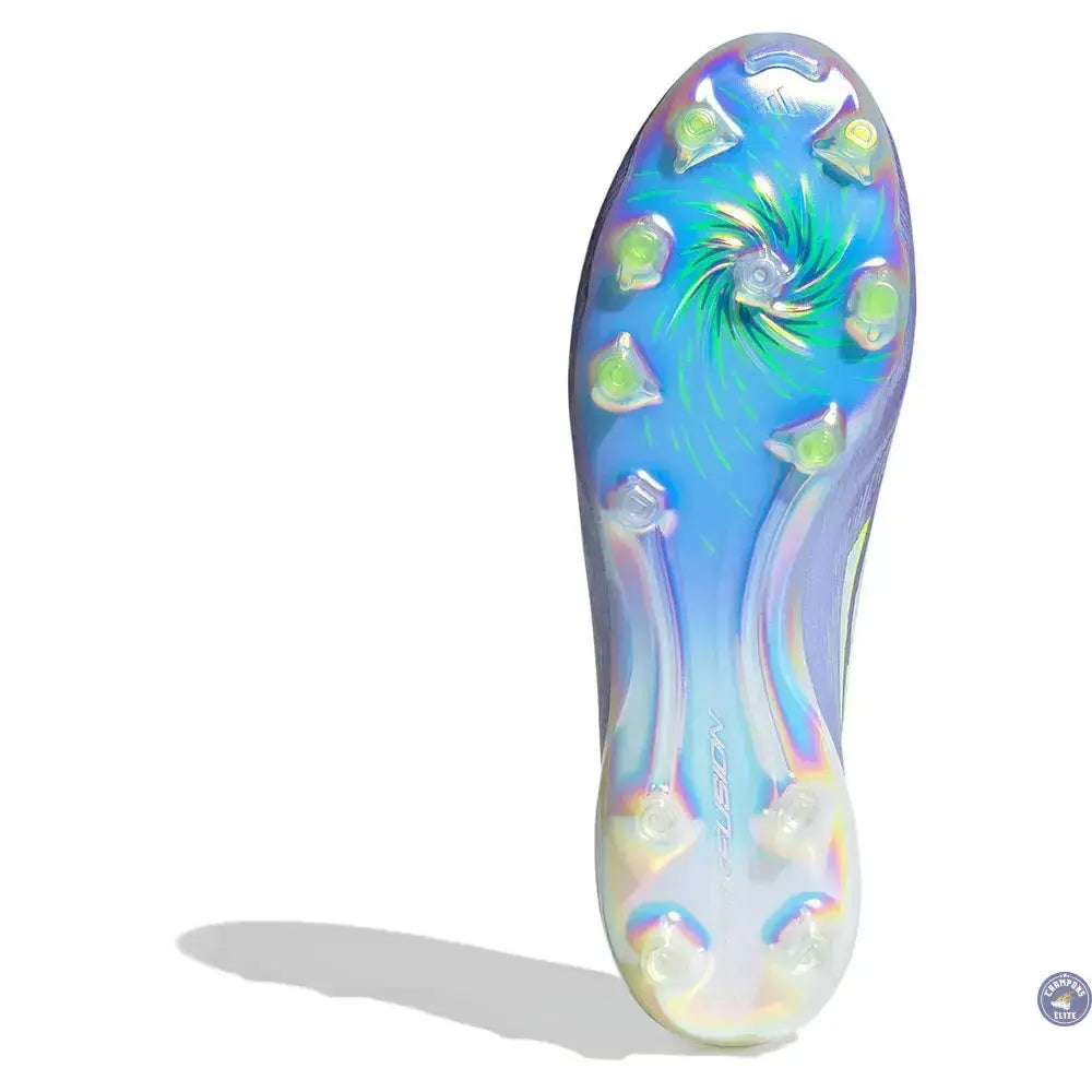 F50 Laceless Sparkfusion Elite Low Cut Laceless FG Radiant Blaze - Violet Tone/Vert/Violet