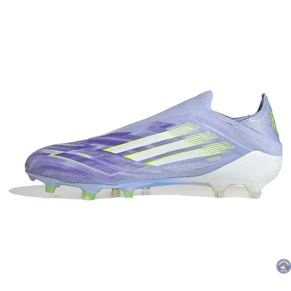 F50 Laceless Sparkfusion Elite Low Cut Laceless FG Radiant Blaze - Violet Tone/Vert/Violet