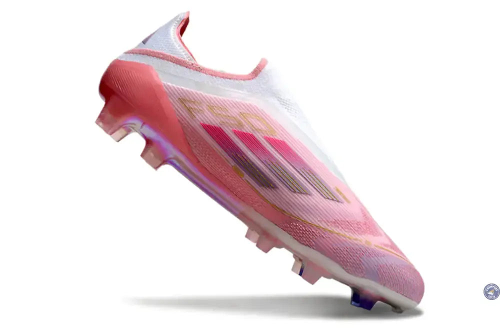 Image of F50 Lamine Yamal Laceless FG Rose/Blanc