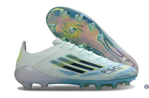 F50 Sparkfusion League Low Cut Lacets FG Ice Cold Precision - Almond Blue/Dune Pearl/Jaune Hi-Res