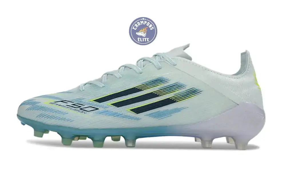 F50 Sparkfusion League Low Cut Lacets FG Ice Cold Precision - Almond Blue/Dune Pearl/Jaune Hi-Res