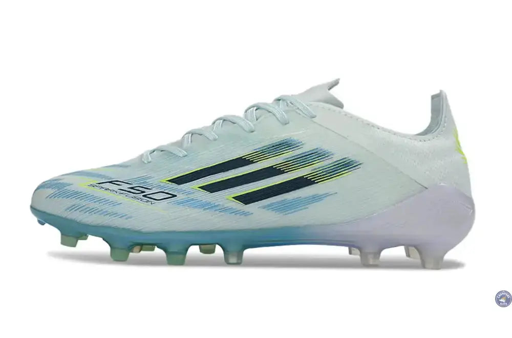 F50 Sparkfusion League Low Cut Lacets FG Ice Cold Precision - Almond Blue/Dune Pearl/Jaune Hi-Res
