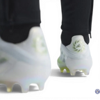 F50 Sparkfusion Low Cut Laceless FG - Blanc/Jaune Fluo