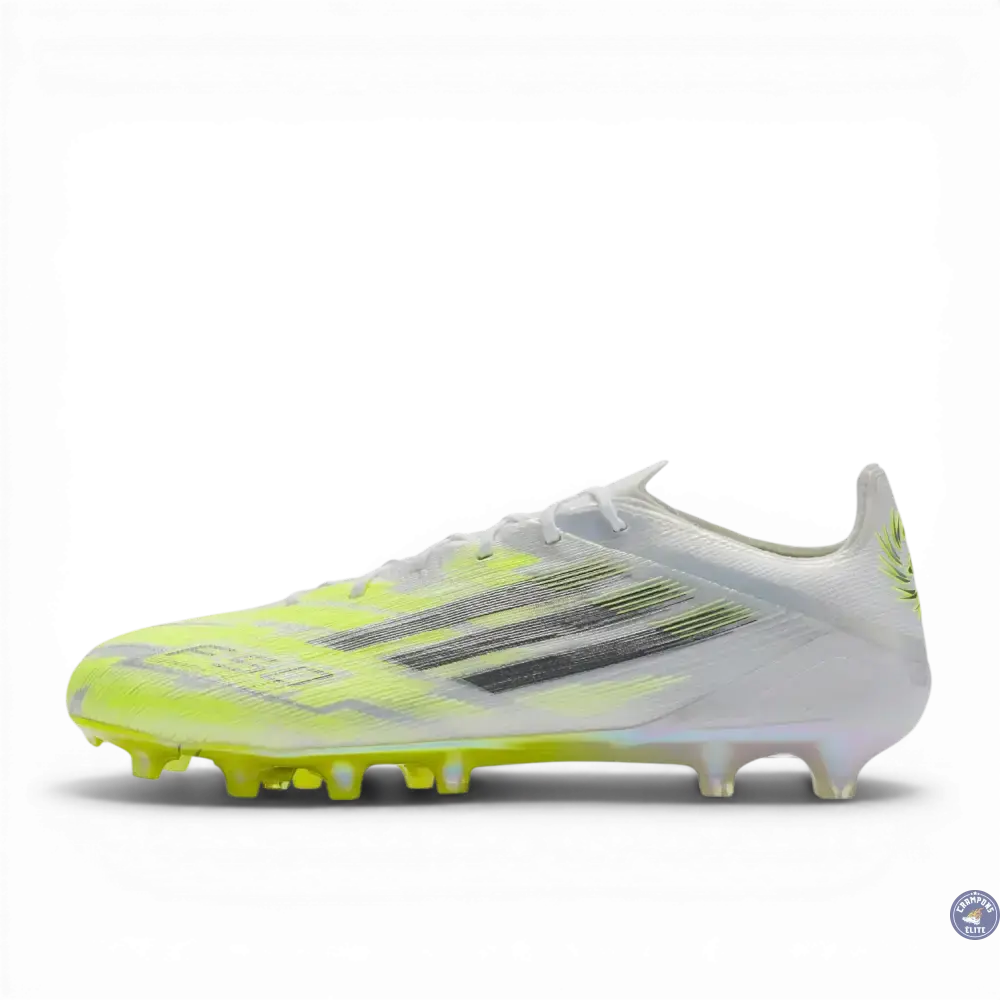 Image of F50 Sparkfusion Low Cut Lacets FG - Blanc/Jaune Fluo