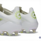 F50 Sparkfusion Low Cut Lacets FG - Blanc/Jaune Fluo
