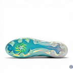 F50 Sparkfusion Mid Cut Lacets FG – Turquoise/Bleu Marine/Blanc