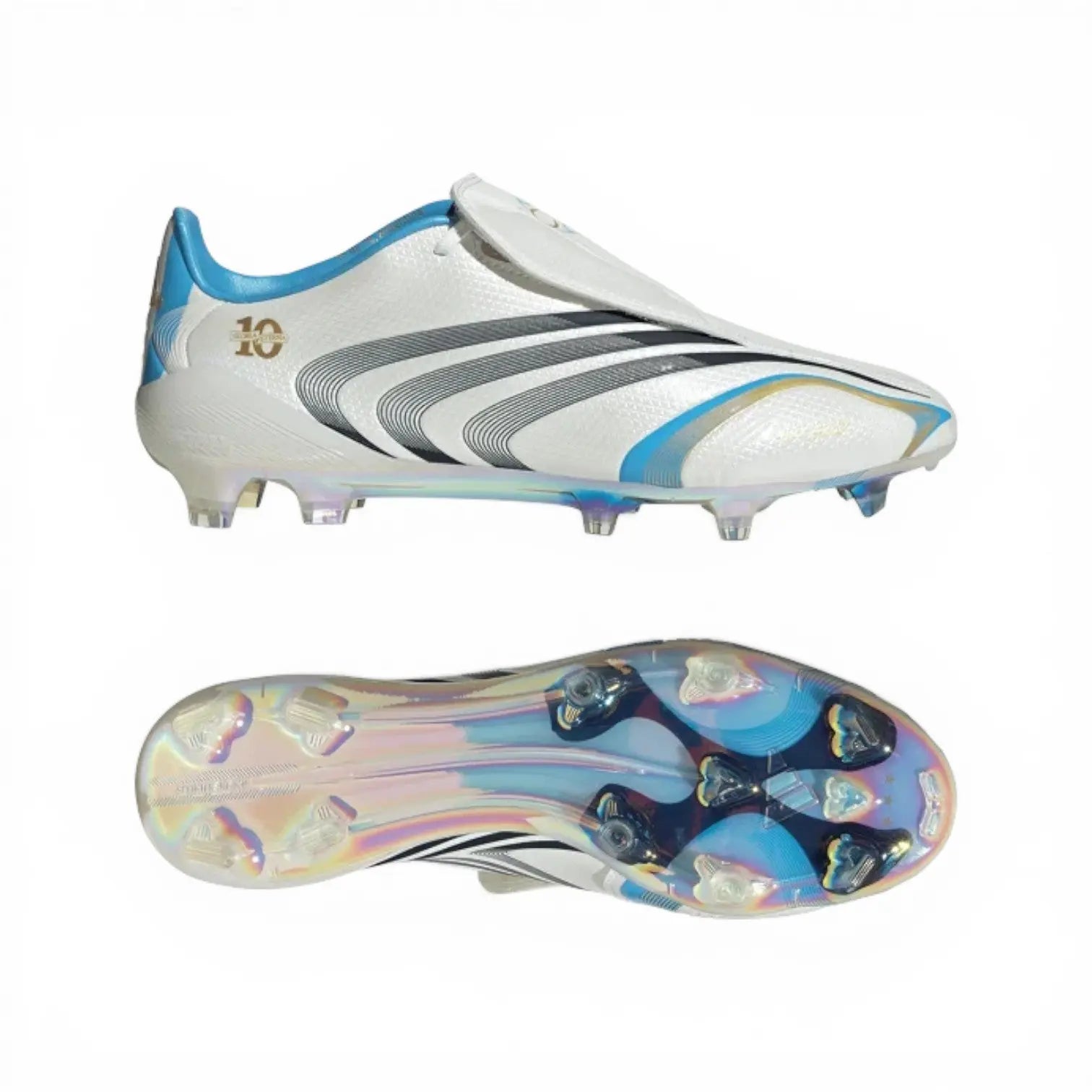 F50 Elite Messi Argentinien x Tunit FG - Blanc/Bleu - Crampons Elite