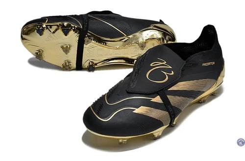 Predator 24 Elite Fold-over Tongue FG Belligold - Noir/Doré ÉDITION LIMITÉE