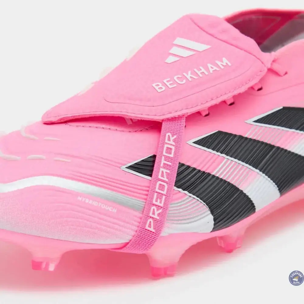 Predator 25 Elite Fold-over Tongue FG Beckham - Rose/Bleu/Noir/Argent