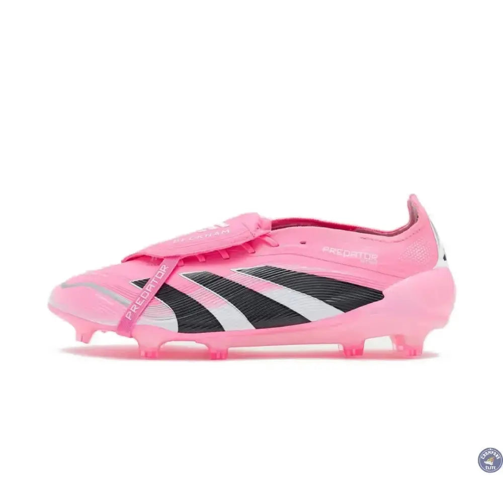 Predator 25 Elite Fold-over Tongue FG Beckham - Pink/Blue/Black/Silver 