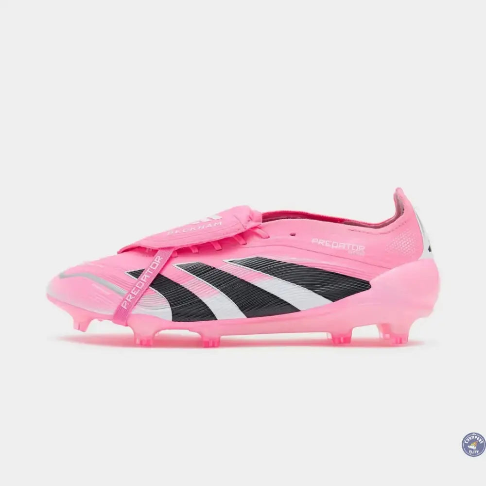 Image of Predator 25 Elite Fold-over Tongue FG Beckham - Rose/Bleu/Noir/Argent