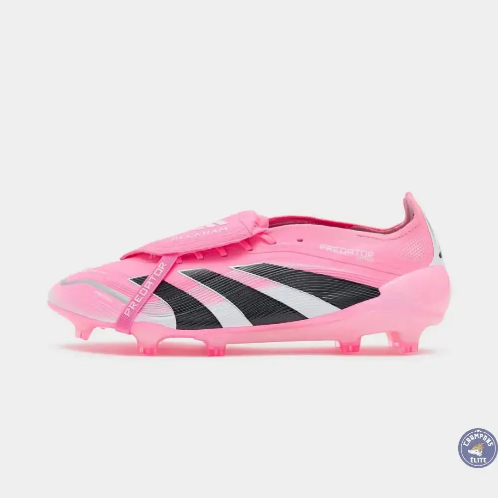 Predator 25 Elite Fold-over Tongue FG Beckham - Rose/Bleu/Noir/Argent
