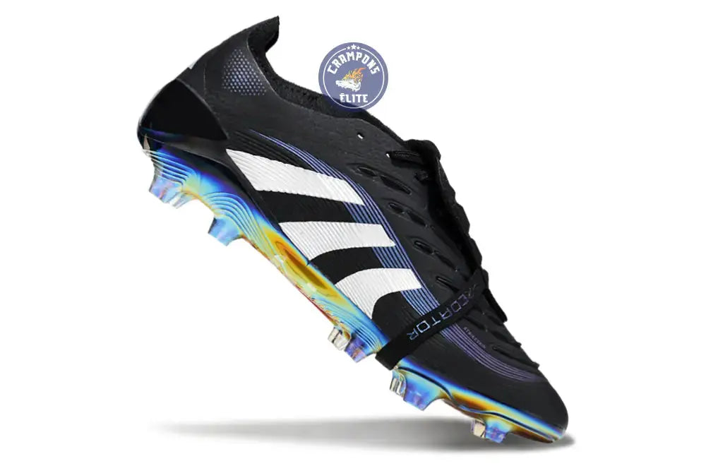 Image of Predator 25 Fold-over Tongue FG - Noir/Violet/Multicolor