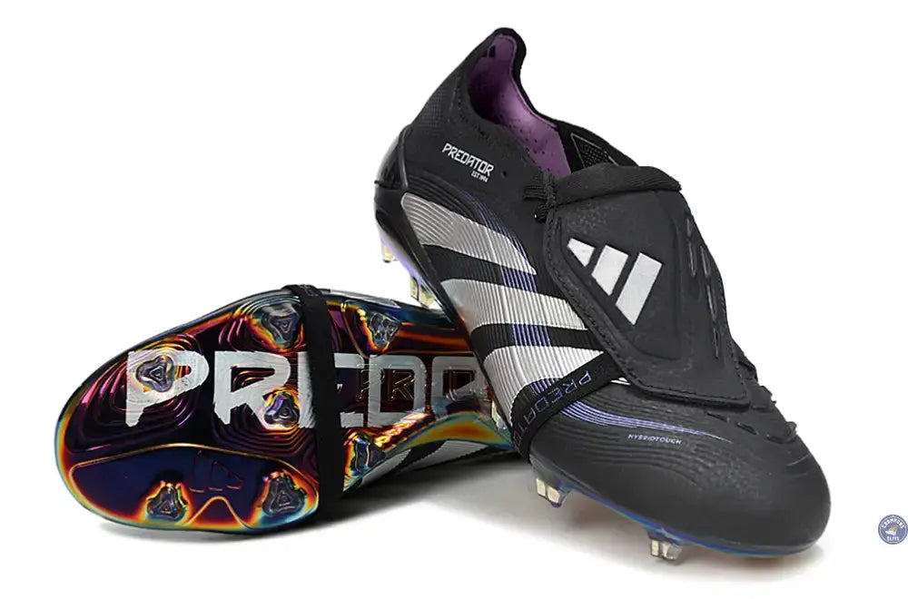 Predator 25 Fold-over Tongue FG - Noir/Violet/Multicolor