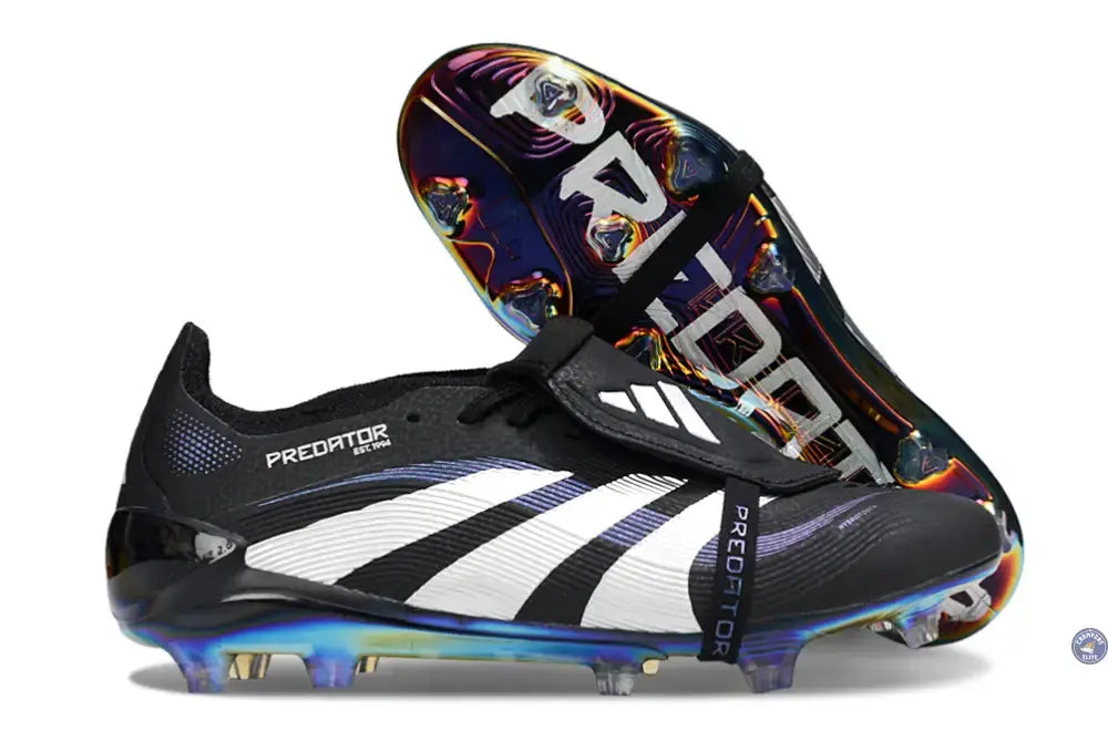 Predator 25 Fold-over Tongue FG - Noir/Violet/Multicolor