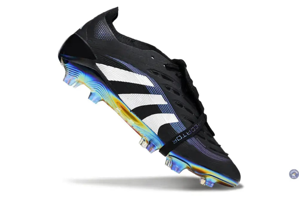 Image of Predator 25 Fold-over Tongue FG - Noir/Violet/Multicolor