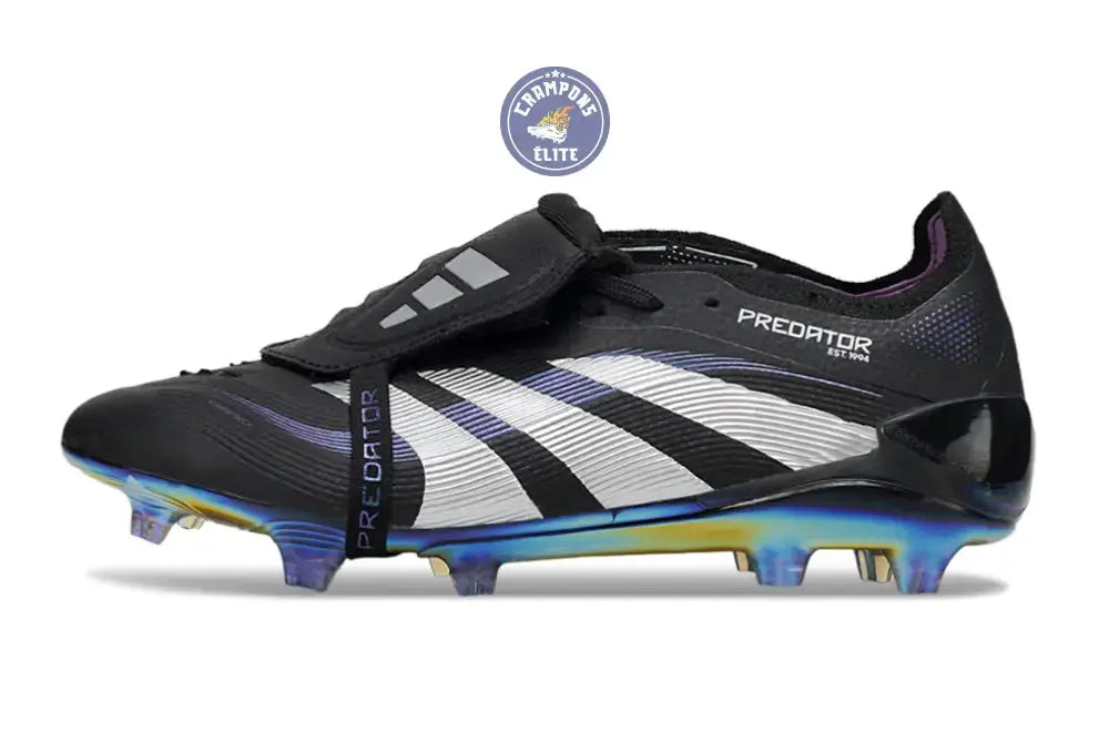 Image of Predator 25 Fold-over Tongue FG - Noir/Violet/Multicolor