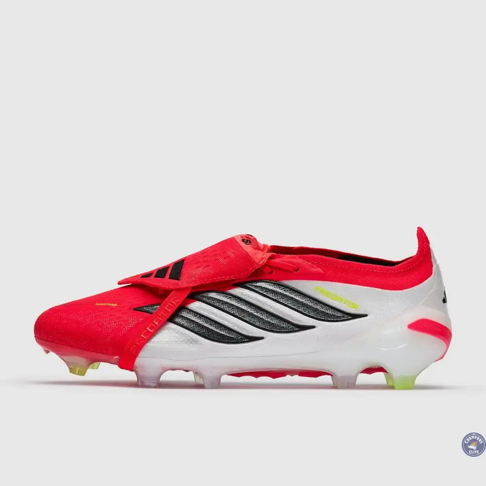 PREDATOR 26 ELITE FOLD-OVER TONGUE FG BORN FOR GOALS - LUCID RED/NOIR/BLANC