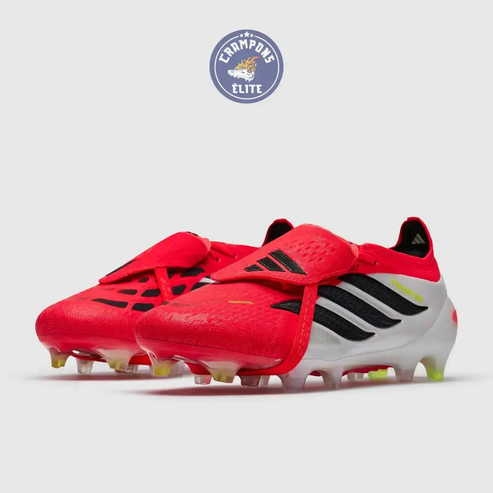 PREDATOR 26 ELITE FOLD-OVER TONGUE FG BORN FOR GOALS - LUCID RED/NOIR/BLANC