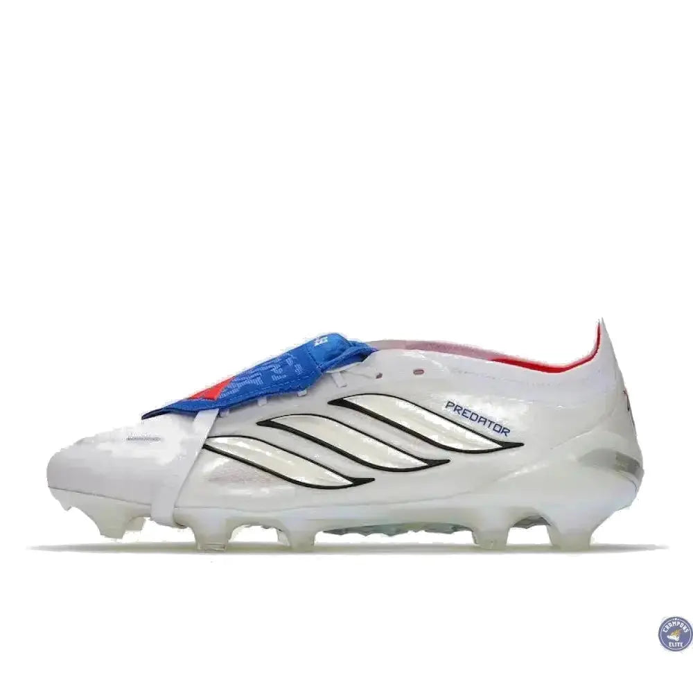 Adidas Predator 26 Elite Fold-over Tongue FG Jude Bellingham - Blanc/Bleu/Rouge