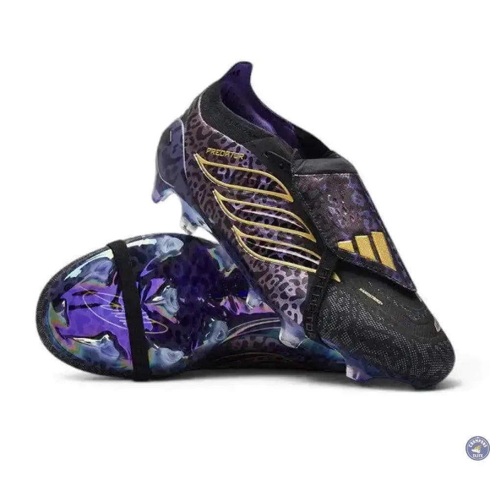 Adidas Predator Elite Fold-over Tongue Elite FG Kaká - Noir/Violet/Doré ÉDITION LIMITÉE