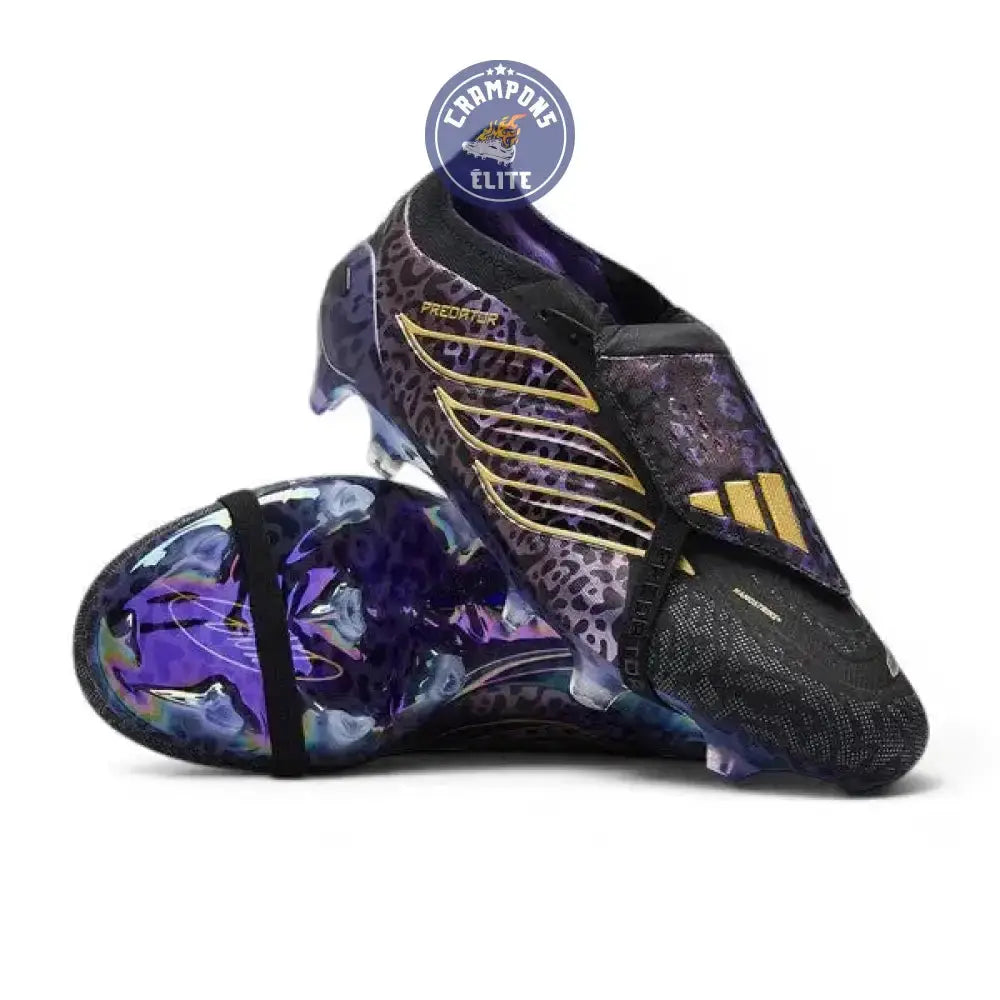 Image of Adidas Predator Elite Fold-over Tongue Elite FG Kaká - Noir/Violet/Doré ÉDITION LIMITÉE