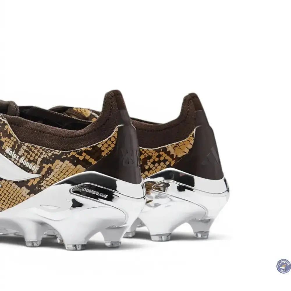 Image of Adidas Predator Elite Fold-over Tongue FG Wales Bonner - Marron/Argenté ÉDITION LIMITÉE