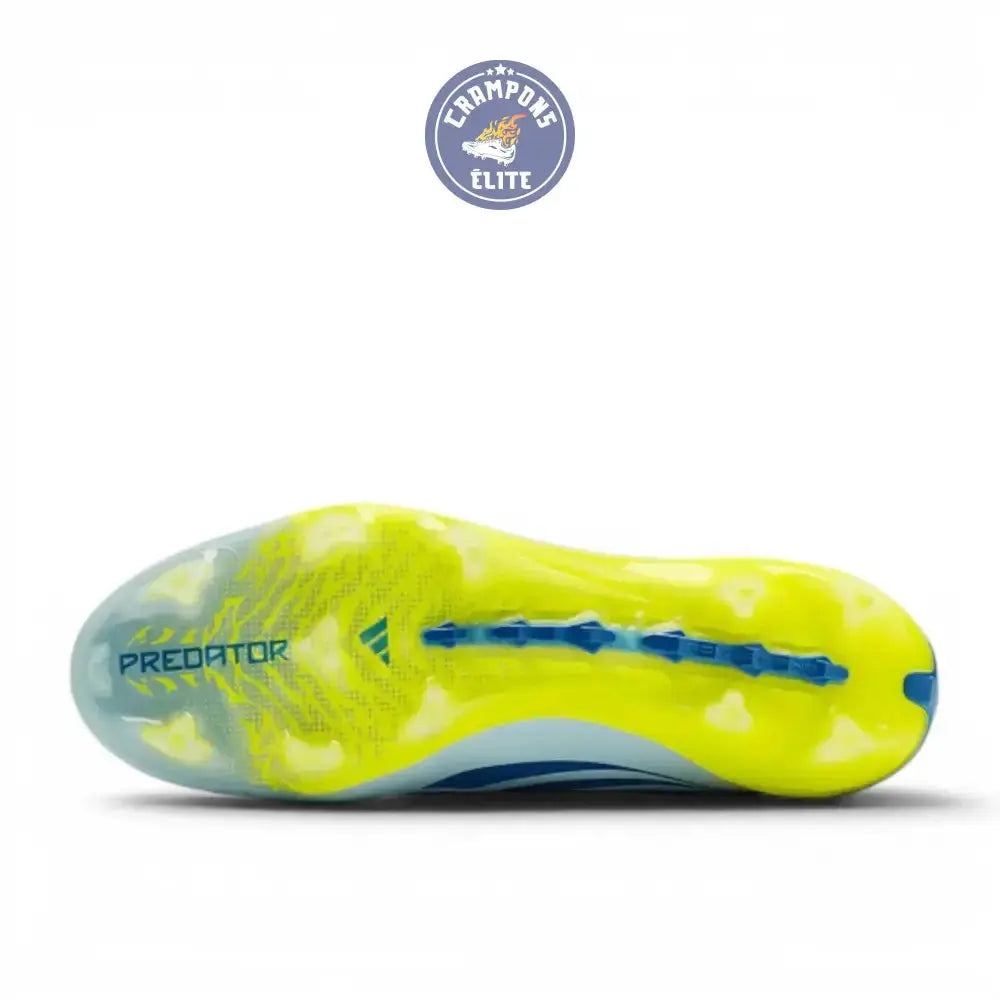 Adidas Predator Elite Laceless FG Ice Cold Precision - Crystal Sky/Ray Blue/Jaune