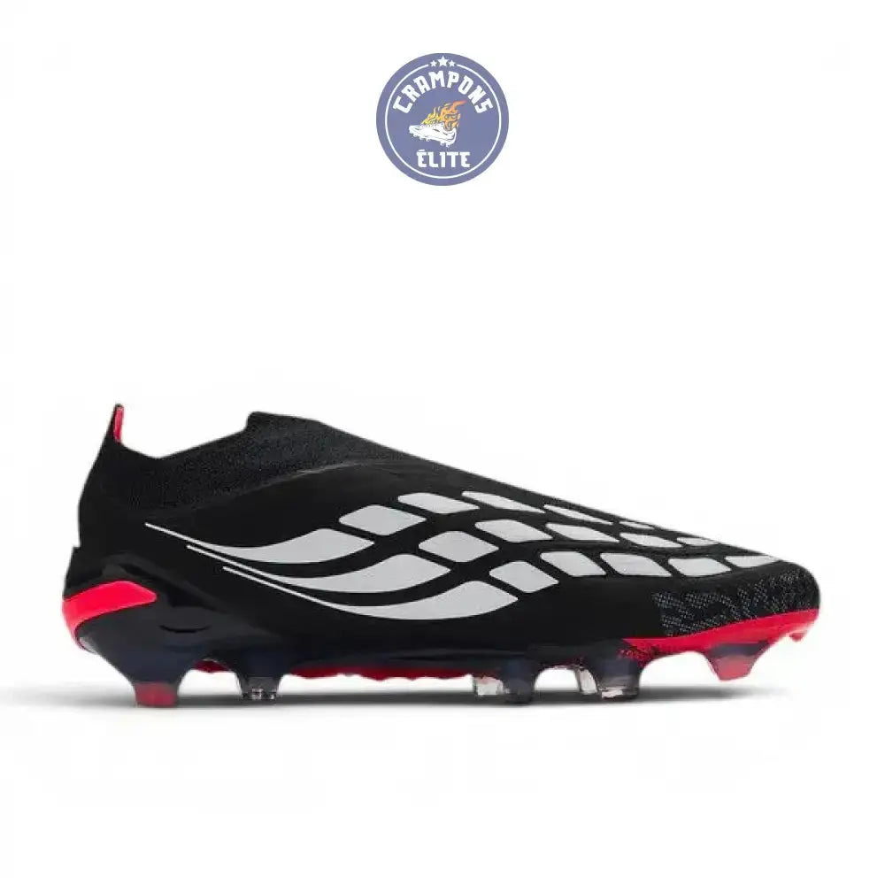 Image of Adidas Predator Elite Laceless FG Immortal DNA - Noir/Blanc/Lucid Red