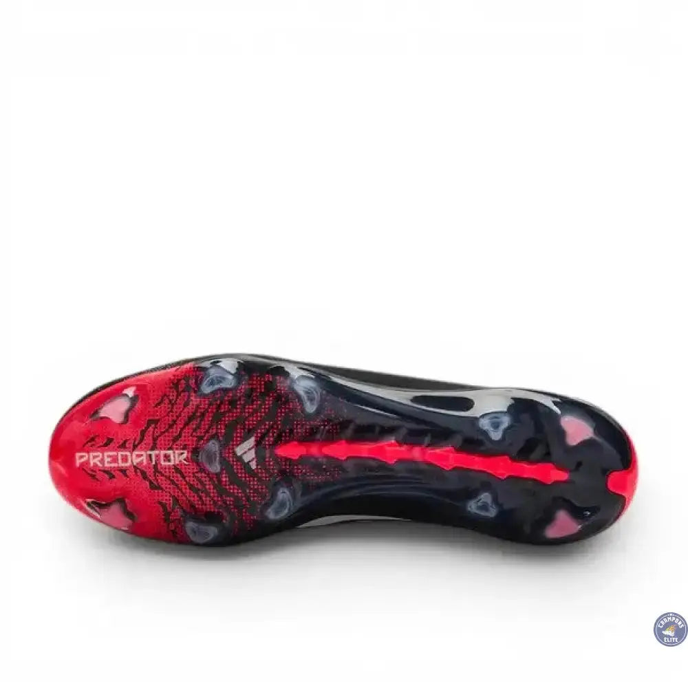 Image of Adidas Predator Elite Laceless FG Immortal DNA - Noir/Blanc/Lucid Red