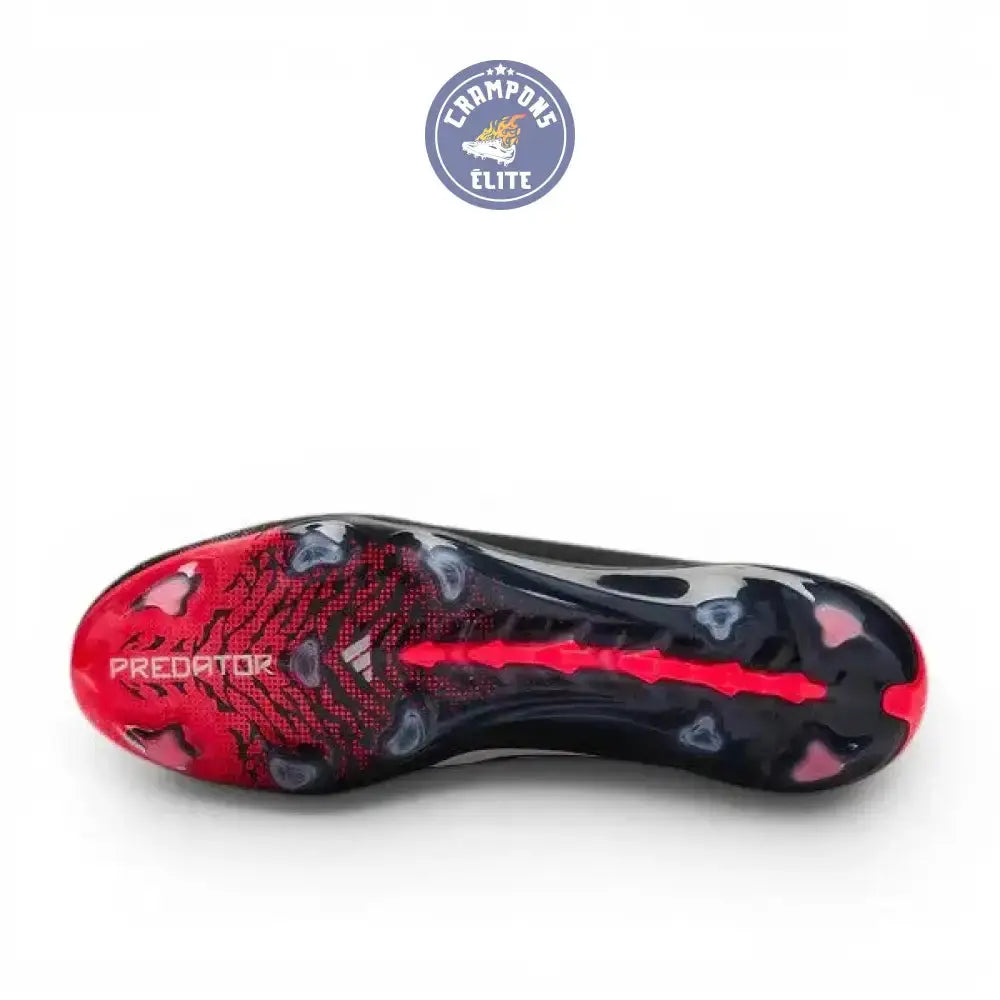 Image of Adidas Predator Elite Laceless FG Immortal DNA - Noir/Blanc/Lucid Red