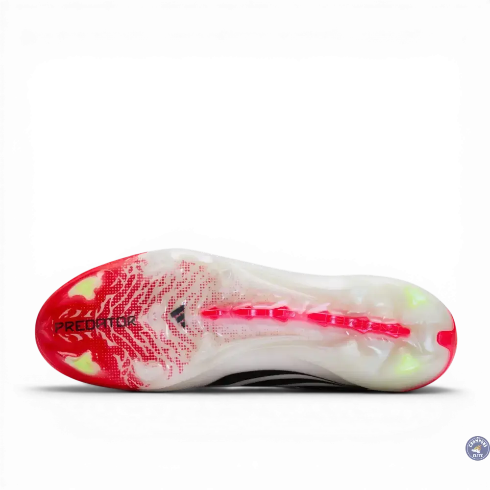 Image of Predator Laceless FG - Rouge Lucide/Noir/Blanc