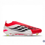 Predator Laceless FG - Rouge Lucide/Noir/Blanc