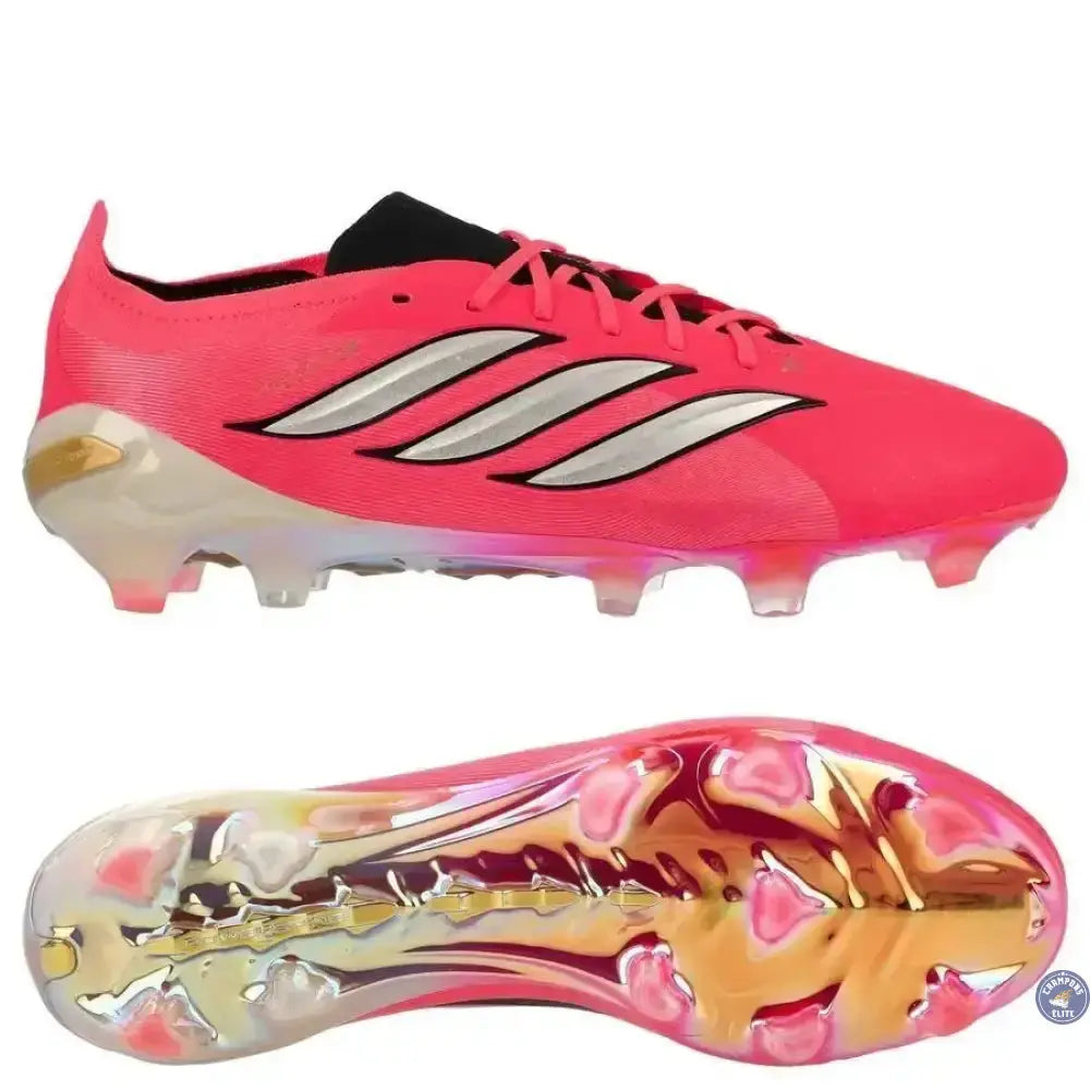 Adidas Predator Elite FG - Solar Turbo/Thermal Chrome/Noir - Crampons Elite