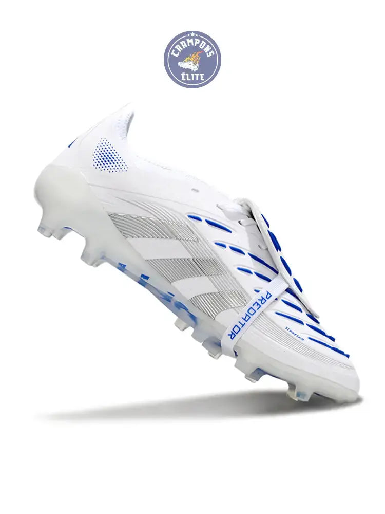 Image of Predator Elite Fold-over Tongue AG Polar Victory - Blanc/Argenté/Bleu