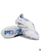 Predator Elite Fold-over Tongue AG Polar Victory - Blanc/Argenté/Bleu