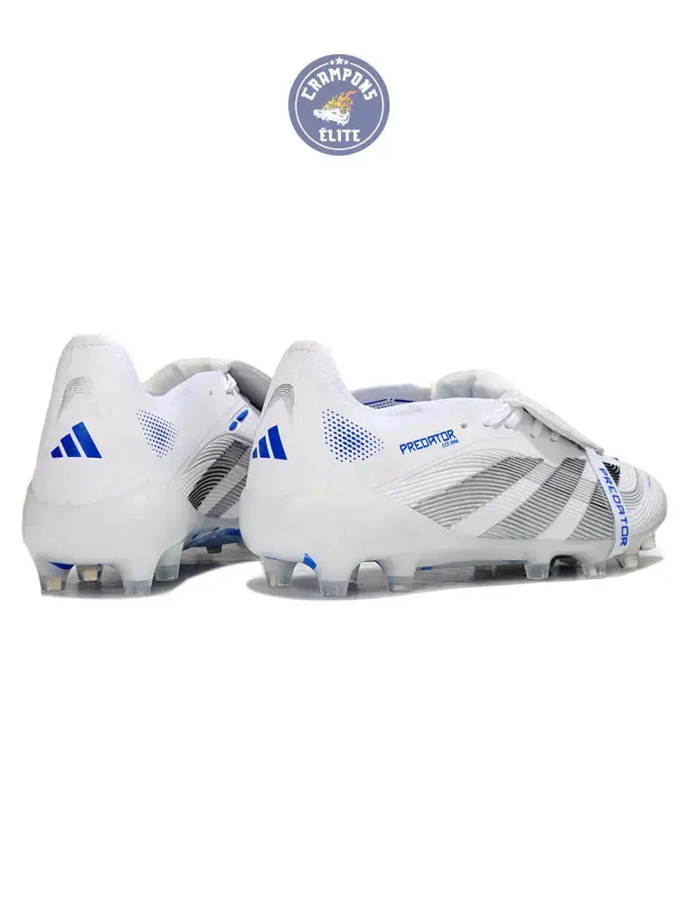 Predator Elite Fold-over Tongue AG Polar Victory - Blanc/Argenté/Bleu