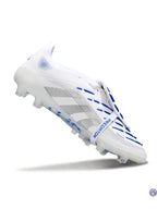 Predator Elite Fold-over Tongue AG Polar Victory - Blanc/Argenté/Bleu