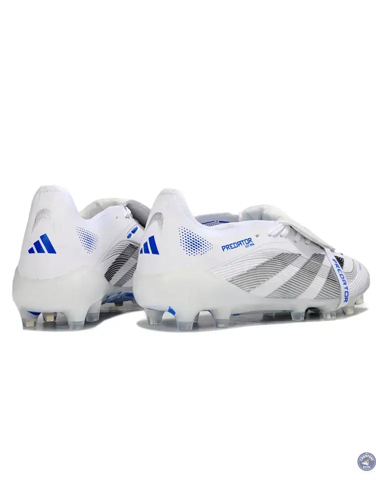 Predator Elite Fold-over Tongue AG Polar Victory - Blanc/Argenté/Bleu