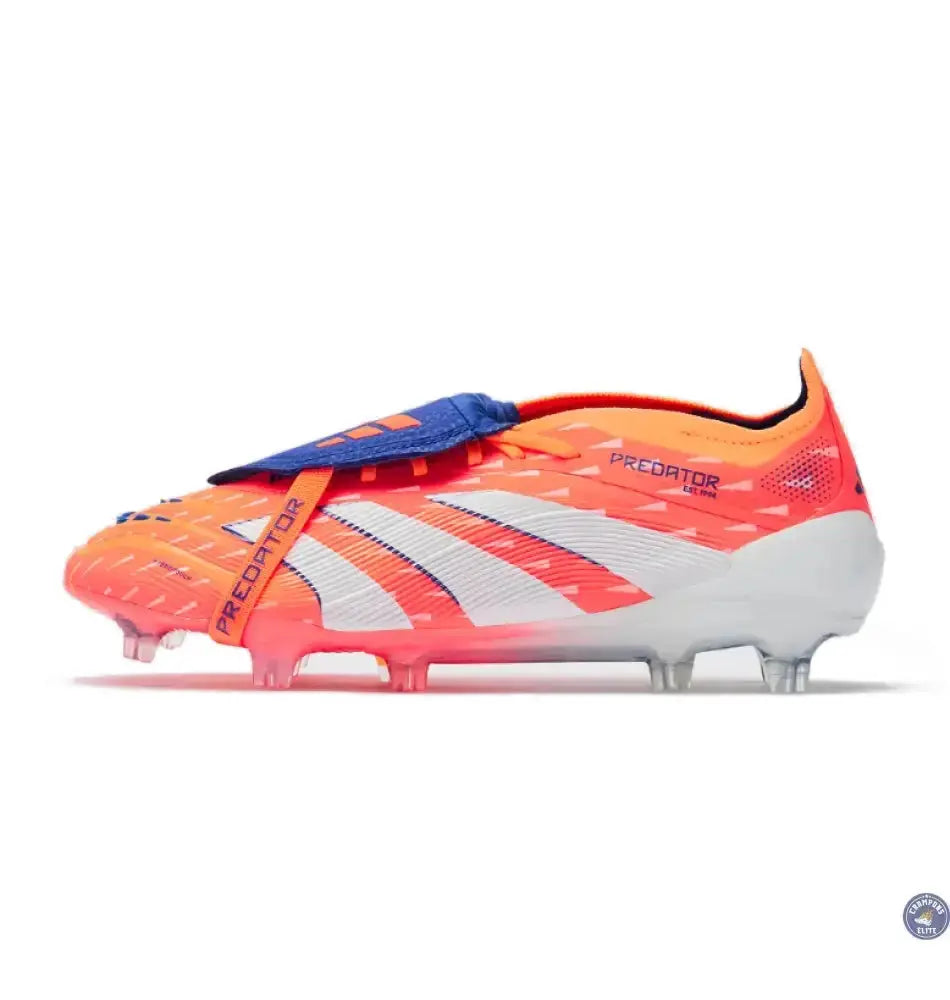 Adidas Predator Elite Fold-over Tongue FG Coral Blaze - Coral/Blanc/Orange