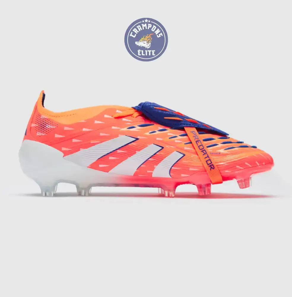 PREDATOR ELITE FOLD-OVER TONGUE FG CORAL BLAZE - CORAL/BLANC/BEAM ORANGE